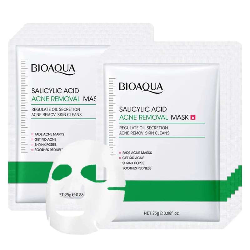 10pcs BIOAQUA Salicylic Acid Face Mask